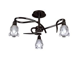 M8623BC/1  Amel BC Semi Ceiling 3 Light